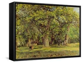 The Forest, 1870-Camille Pissarro-Framed Stretched Canvas