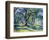 The Forest, 1891 (Oil on Canvas)-Paul Cezanne-Framed Premium Giclee Print