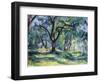 The Forest, 1891 (Oil on Canvas)-Paul Cezanne-Framed Giclee Print