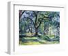 The Forest, 1891 (Oil on Canvas)-Paul Cezanne-Framed Giclee Print