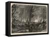 The Forest Ablaze and the Graves Opened at Paris-null-Framed Stretched Canvas