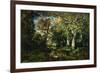 The Forest at Fontainebleau, 1870-Narcisse Virgile Diaz de la Pena-Framed Premium Giclee Print