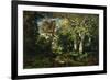 The Forest at Fontainebleau, 1870-Narcisse Virgile Diaz de la Pena-Framed Premium Giclee Print