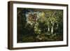 The Forest at Fontainebleau, 1870-Narcisse Virgile Diaz de la Pena-Framed Giclee Print