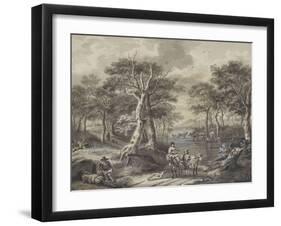 The Forest (Copy of Painting in the Museum of Douai)-null-Framed Giclee Print