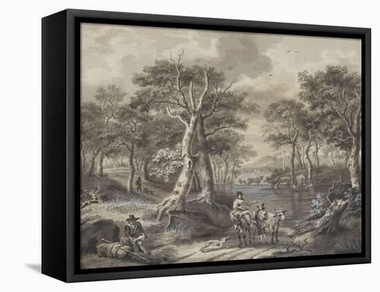 The Forest (Copy of Painting in the Museum of Douai)-null-Framed Stretched Canvas