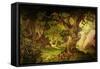 The Forest Crossed by Parsifal to Liberate Amfortas at Castle of Grail, from Opera Parsifal-null-Framed Stretched Canvas