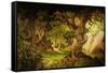 The Forest Crossed by Parsifal to Liberate Amfortas at Castle of Grail, from Opera Parsifal-null-Framed Stretched Canvas