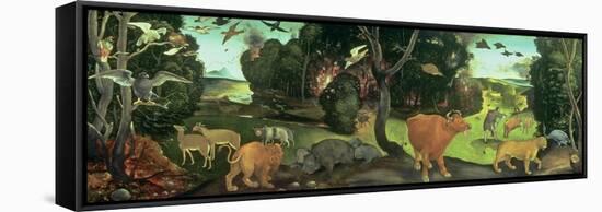 The Forest Fire, 15th Century-Piero di Cosimo-Framed Stretched Canvas