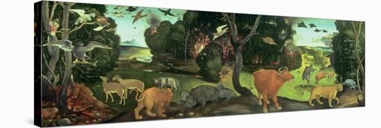 The Forest Fire, 15th Century-Piero di Cosimo-Stretched Canvas