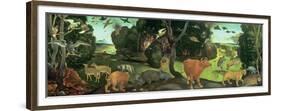 The Forest Fire, 15th Century-Piero di Cosimo-Framed Premium Giclee Print