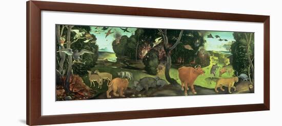 The Forest Fire, 15th Century-Piero di Cosimo-Framed Premium Giclee Print