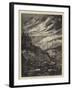 The Forest Fires on the Shore of Lake Michigan-Charles Auguste Loye-Framed Giclee Print