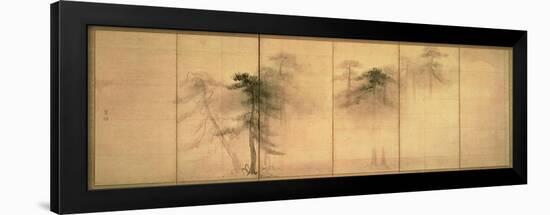 The Forest of Pines-Hasegawa Tohaku-Framed Giclee Print