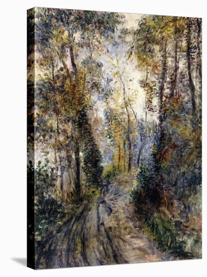 The Forest Path, 1871-Pierre-Auguste Renoir-Stretched Canvas