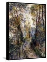 The Forest Path, 1871-Pierre-Auguste Renoir-Framed Stretched Canvas