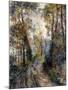 The Forest Path, 1871-Pierre-Auguste Renoir-Mounted Giclee Print