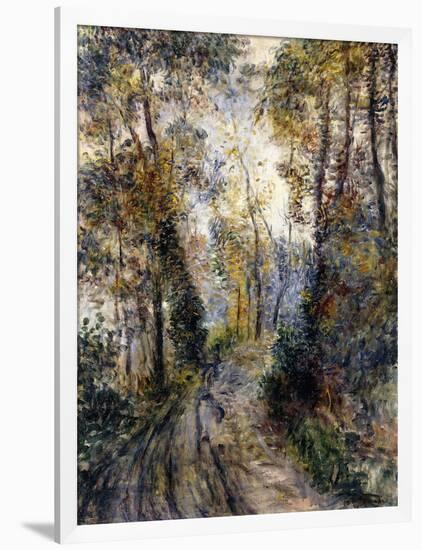 The Forest Path, 1871-Pierre-Auguste Renoir-Framed Giclee Print