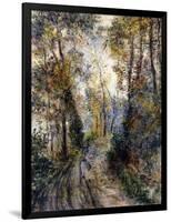 The Forest Path, 1871-Pierre-Auguste Renoir-Framed Giclee Print