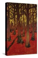 The Forest with Red Earth, C. 1891-Georges Lacombe-Stretched Canvas