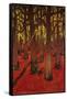 The Forest with Red Earth, C. 1891-Georges Lacombe-Framed Stretched Canvas