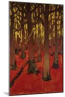 The Forest with Red Earth, C. 1891-Georges Lacombe-Mounted Giclee Print