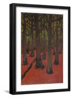 The Forest with Red Earth, c.1891-Georges Lacombe-Framed Giclee Print