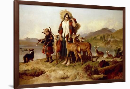 The Forester's Family-Edwin Henry Landseer-Framed Giclee Print