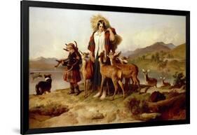 The Forester's Family-Edwin Henry Landseer-Framed Giclee Print