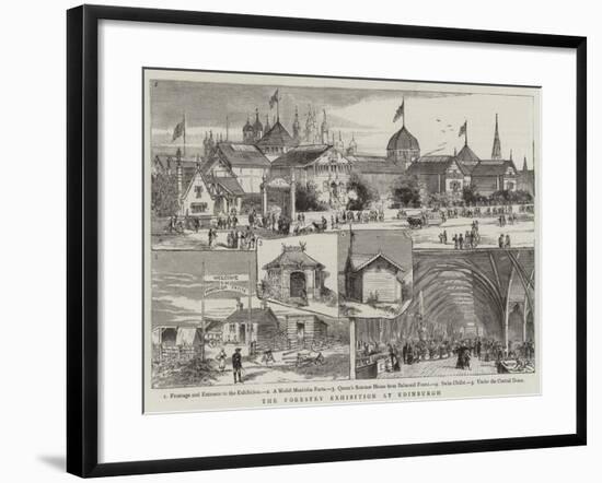 The Forestry Exhibition at Edinburgh-null-Framed Giclee Print
