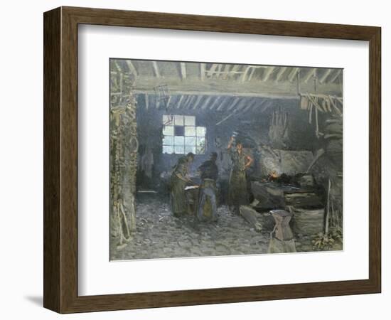 The Forge at Marly-Le-Roi, Yvelines, 1875-Alfred Sisley-Framed Giclee Print