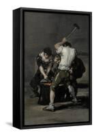 The Forge, C. 1815-Francisco de Goya-Framed Stretched Canvas