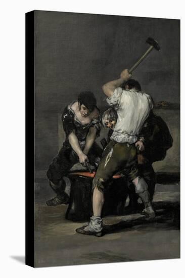 The Forge, C. 1815-Francisco de Goya-Stretched Canvas