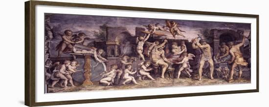 The Forge of Vulcan, 1556-1557-Giorgio Vasari-Framed Giclee Print