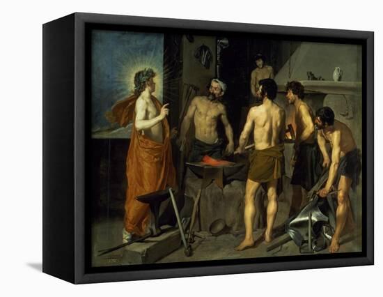 The Forge of Vulcan, 1630-Diego Velazquez-Framed Stretched Canvas