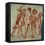 The Forgers, Study For Allegorie du Travail-Pierre Puvis de Chavannes-Framed Stretched Canvas
