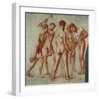 The Forgers, Study For Allegorie du Travail-Pierre Puvis de Chavannes-Framed Giclee Print