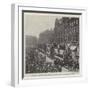 The Formal Starting of the Corporation Electric Cars at Manchester on 6 June-null-Framed Giclee Print