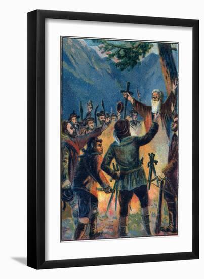 The Formation of the Old Swiss Confederacy-Stefano Bianchetti-Framed Giclee Print