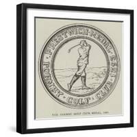 The Formby Golf Club Medal, 1893-null-Framed Giclee Print