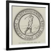 The Formby Golf Club Medal, 1893-null-Framed Giclee Print