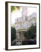 The Former California Governors Mansion Seen in Downtown Sacramento, California-Rich Pedroncelli-Framed Photographic Print