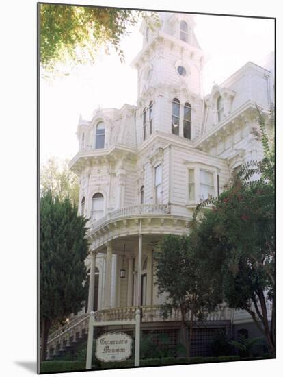 The Former California Governors Mansion Seen in Downtown Sacramento, California-Rich Pedroncelli-Mounted Photographic Print