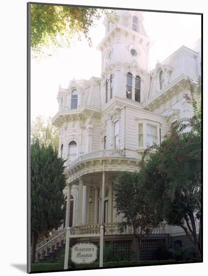 The Former California Governors Mansion Seen in Downtown Sacramento, California-Rich Pedroncelli-Mounted Photographic Print