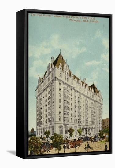 The Fort Garry, Grand Trunk Pacific Railway's New Hotel, Winnipeg, Manitoba, Canada-null-Framed Stretched Canvas