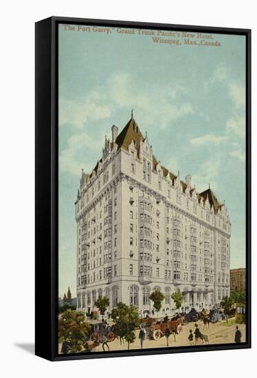 The Fort Garry, Grand Trunk Pacific Railway's New Hotel, Winnipeg, Manitoba, Canada-null-Framed Stretched Canvas