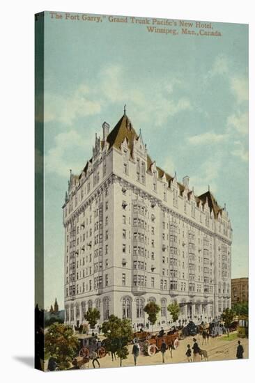 The Fort Garry, Grand Trunk Pacific Railway's New Hotel, Winnipeg, Manitoba, Canada-null-Stretched Canvas