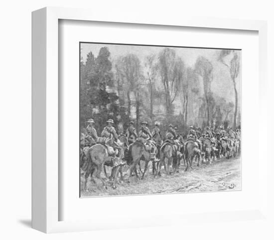 The Fort Garry's on the March-Sir Alfred Munnings-Framed Premium Giclee Print