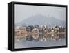 The Fort Looks over Dal Lake at Srinagar, Kashmir, India-Julian Love-Framed Stretched Canvas