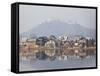 The Fort Looks over Dal Lake at Srinagar, Kashmir, India-Julian Love-Framed Stretched Canvas